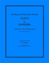 Duets for Marimba Book with Downloadable Play-a-long tracks from publisher website cover Thumbnail